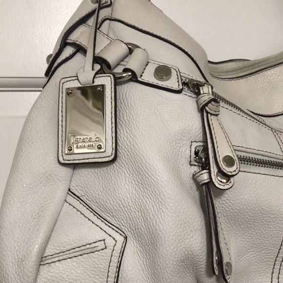 Tignanello white leather purse - Picture 2 of 13